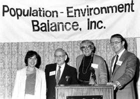 Population Environment Balance, 1986