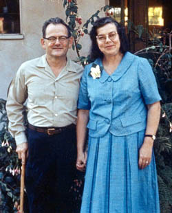 Garrett and Jane's 25<sup>th</sup> wedding aniversary, 1966